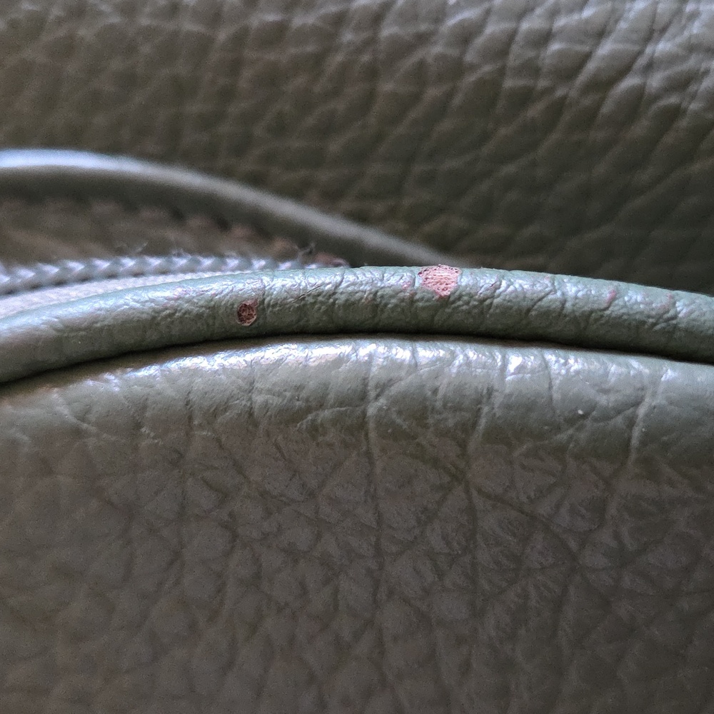 Green Leather Crossbody Bag - Picture 7 of 8